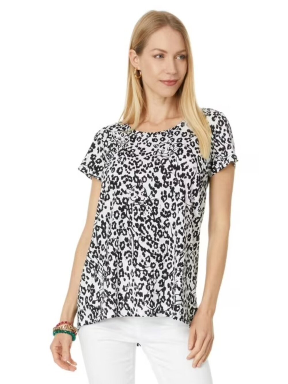 Lilly Pulitzer Women's Etta Scoop-Neck coconut lets pawty
